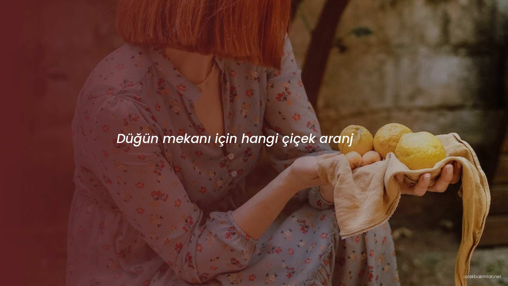 Düğün mekanı için hangi çiçek aranj