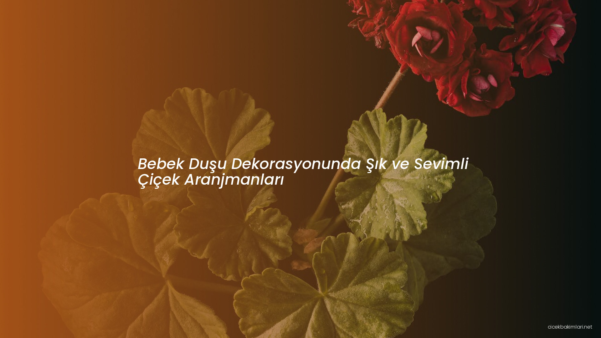 Bebek Duşu Dekorasyonunda Şık ve Sevimli Çiçek Aranjmanları