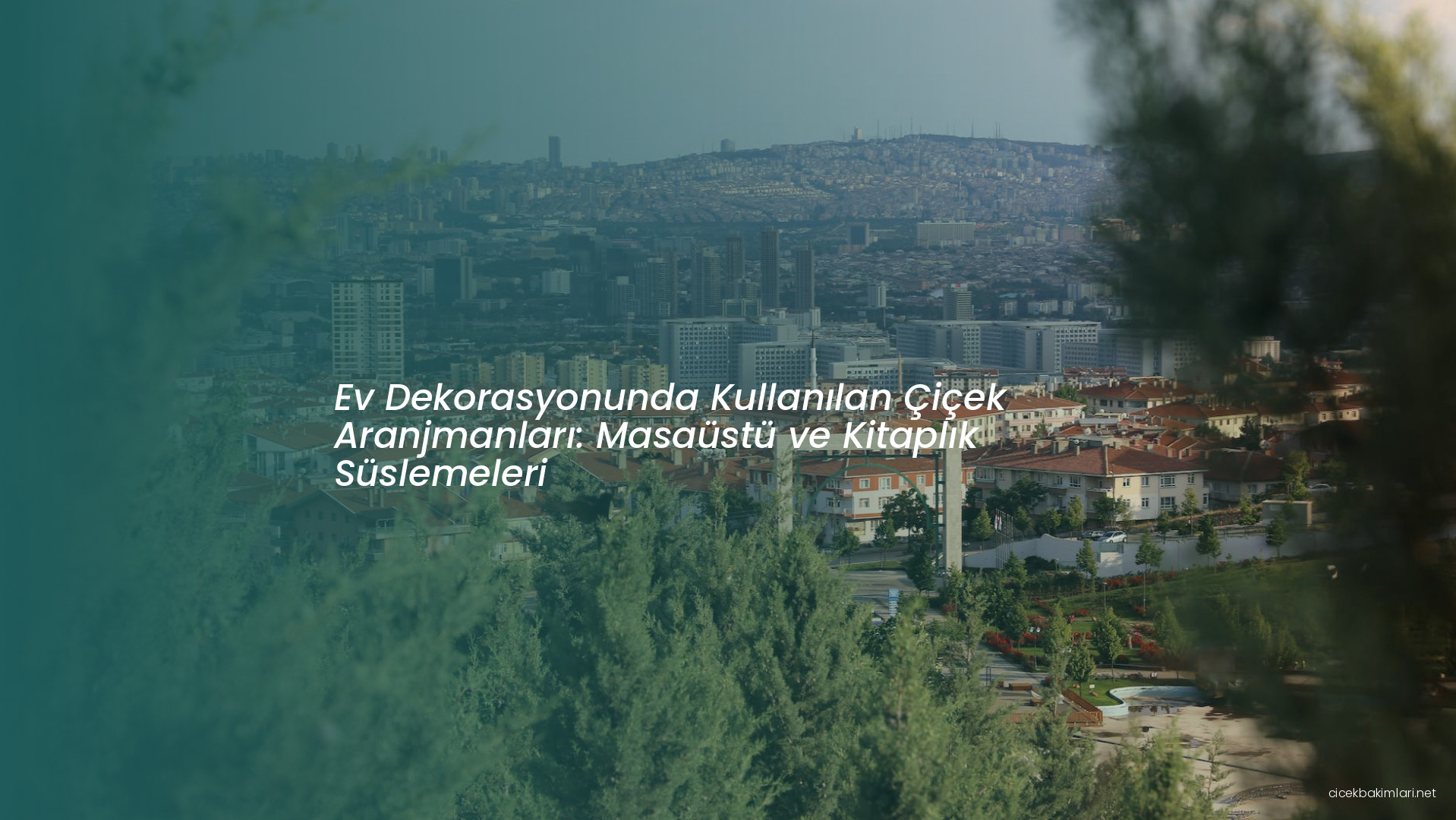 Ev Dekorasyonunda Kullanılan Çiçek Aranjmanları: Masaüstü ve Kitaplık Süslemeleri