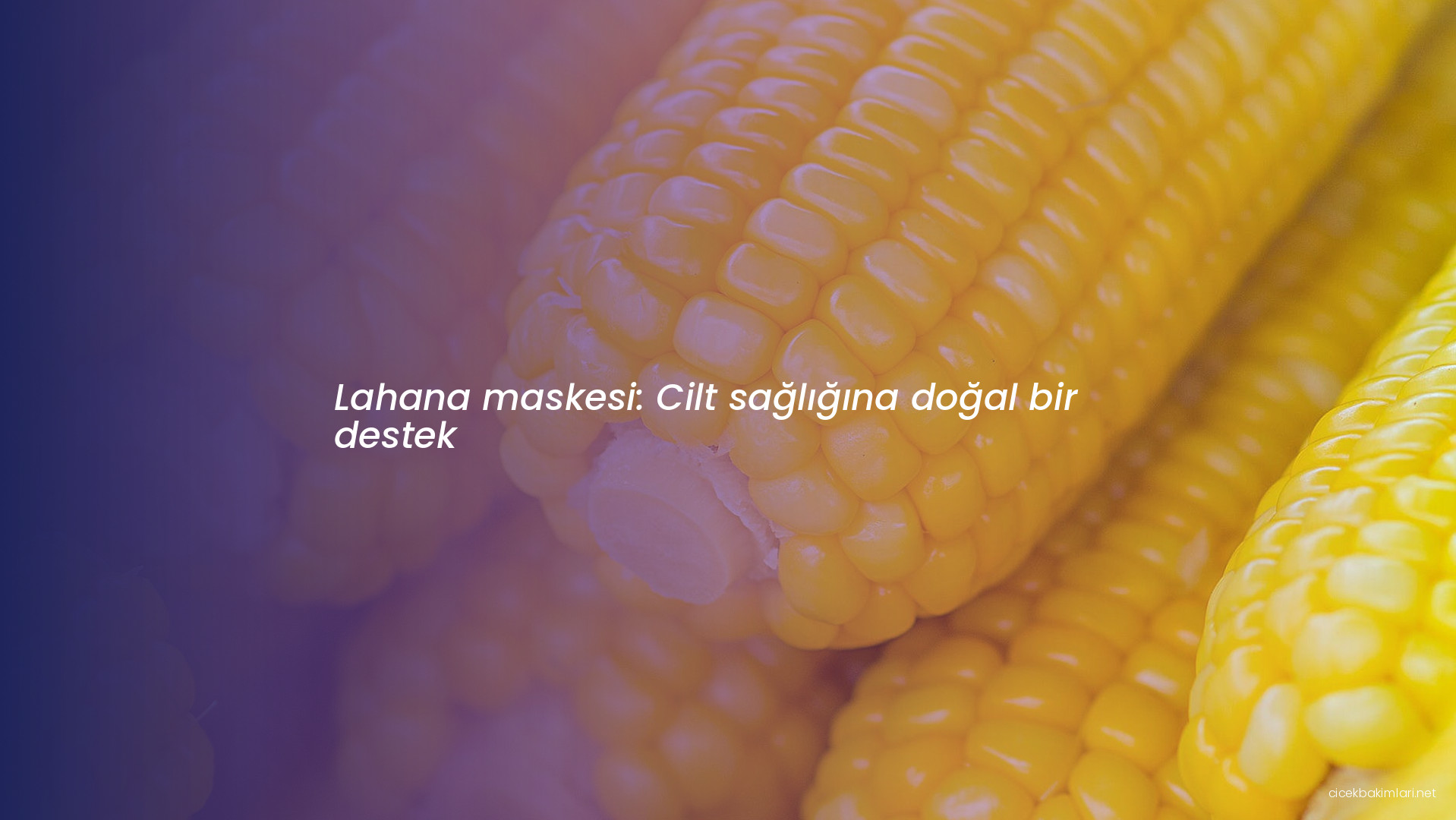 Lahana maskesi: Cilt sağlığına doğal bir destek