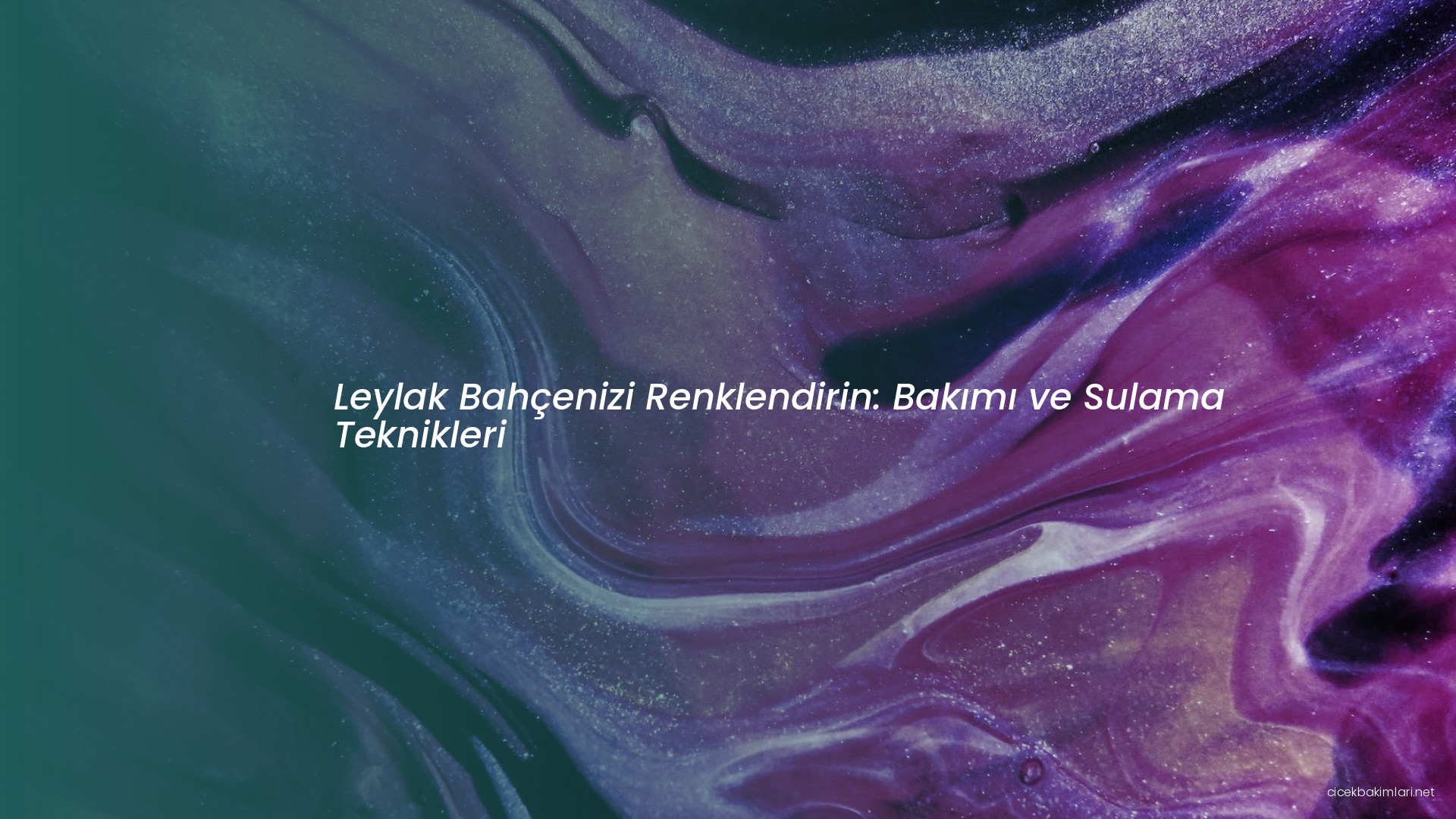 Leylak Bahçenizi Renklendirin: Bakımı ve Sulama Teknikleri