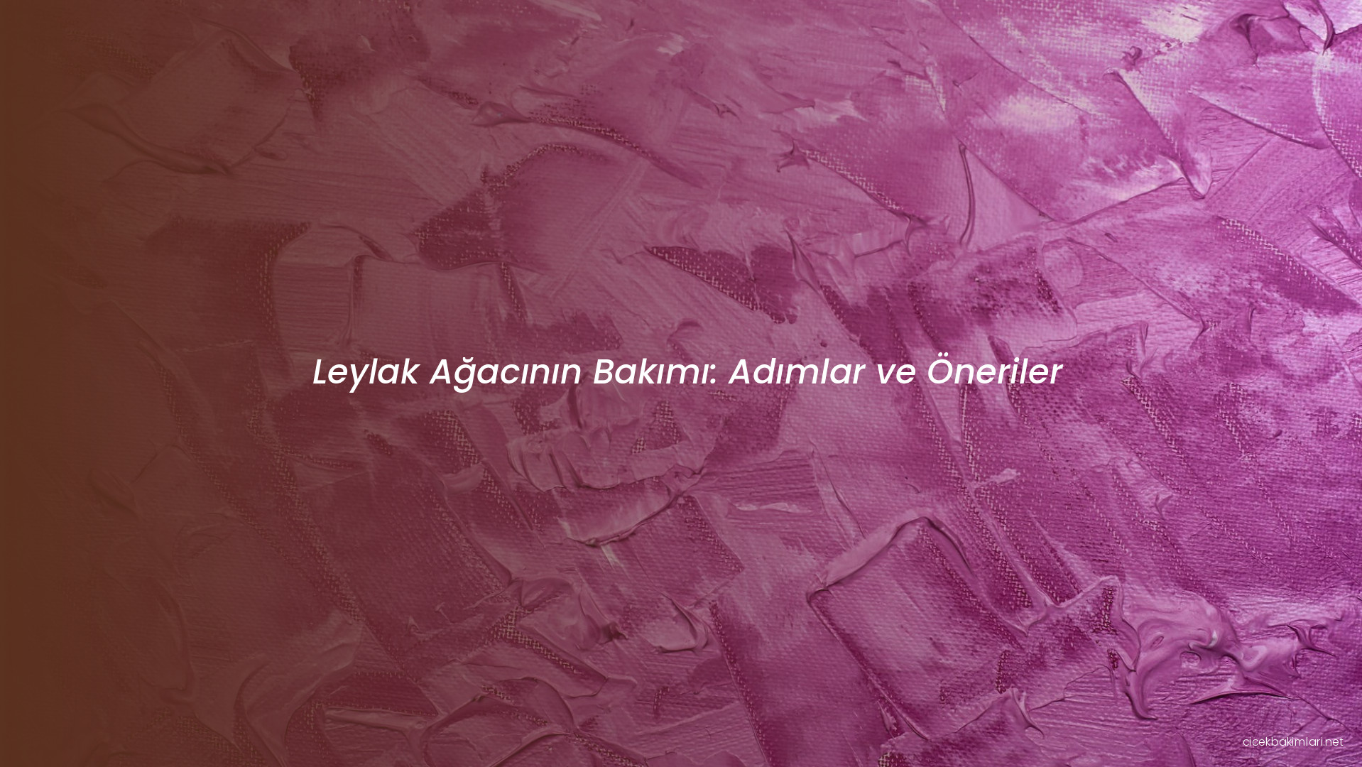 Leylak Ağacının Bakımı: Adımlar ve Öneriler