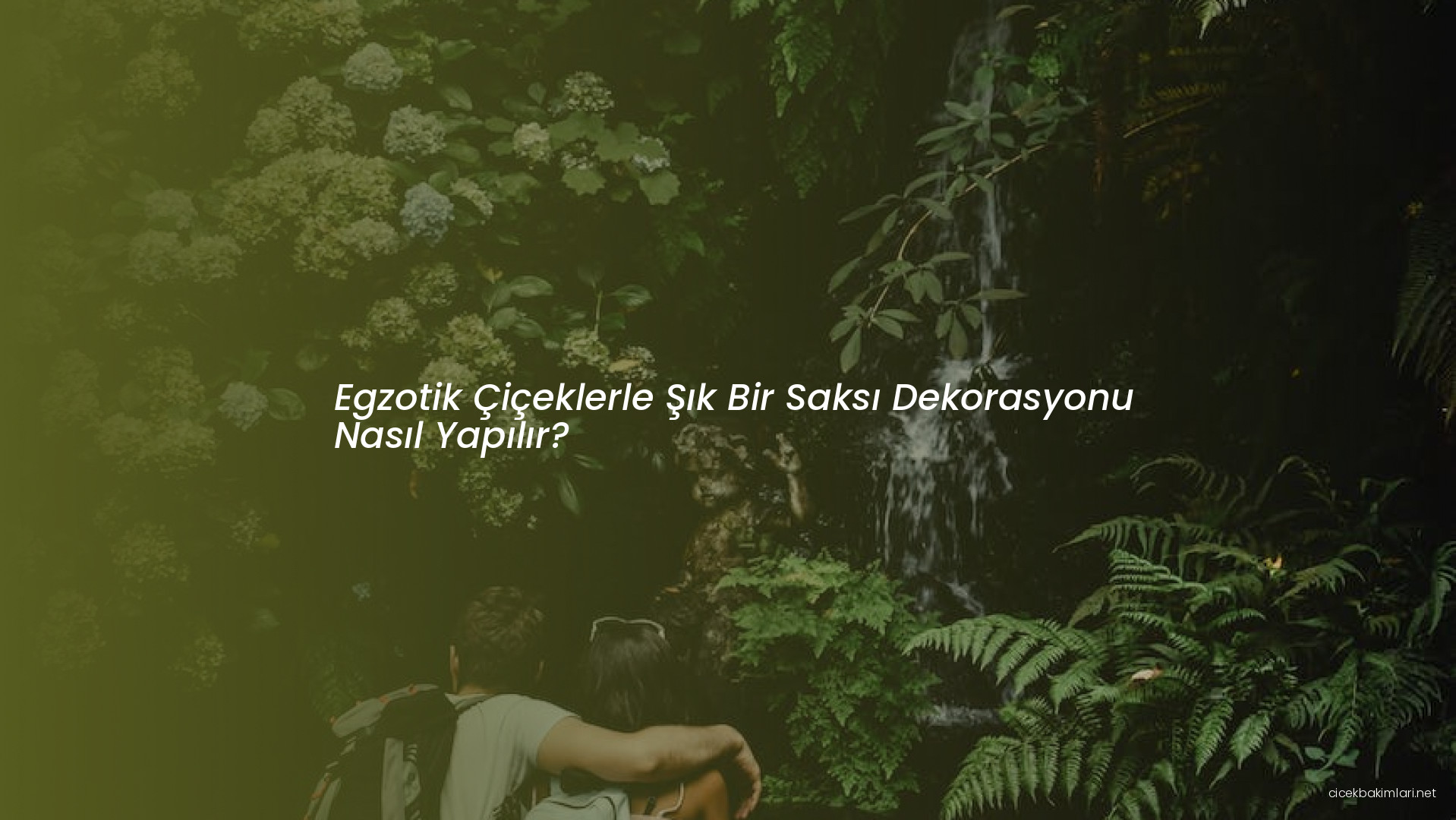 Egzotik Çiçeklerle Şık Bir Saksı Dekorasyonu Nasıl Yapılır?