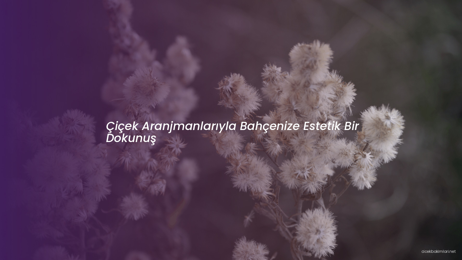 Çiçek Aranjmanlarıyla Bahçenize Estetik Bir Dokunuş