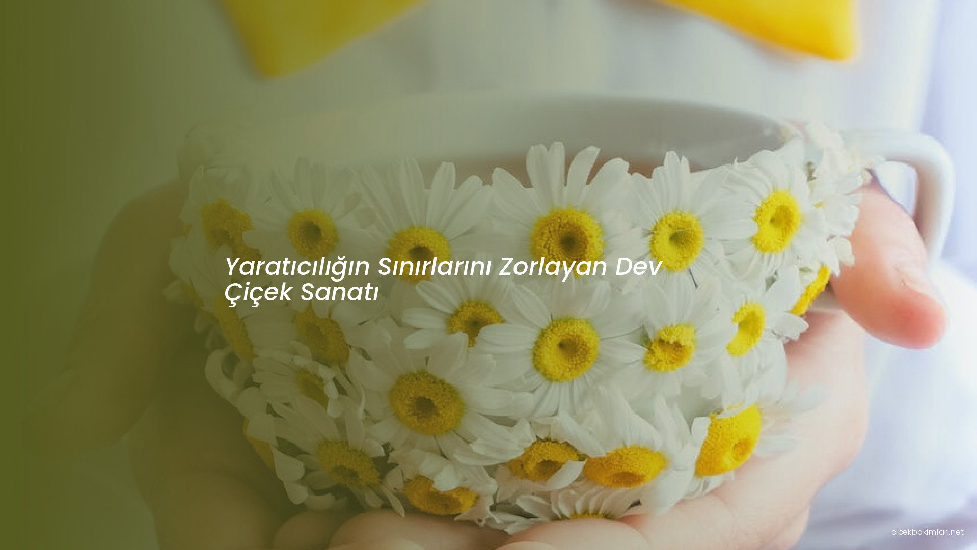 Yaratıcılığın Sınırlarını Zorlayan Dev Çiçek Sanatı