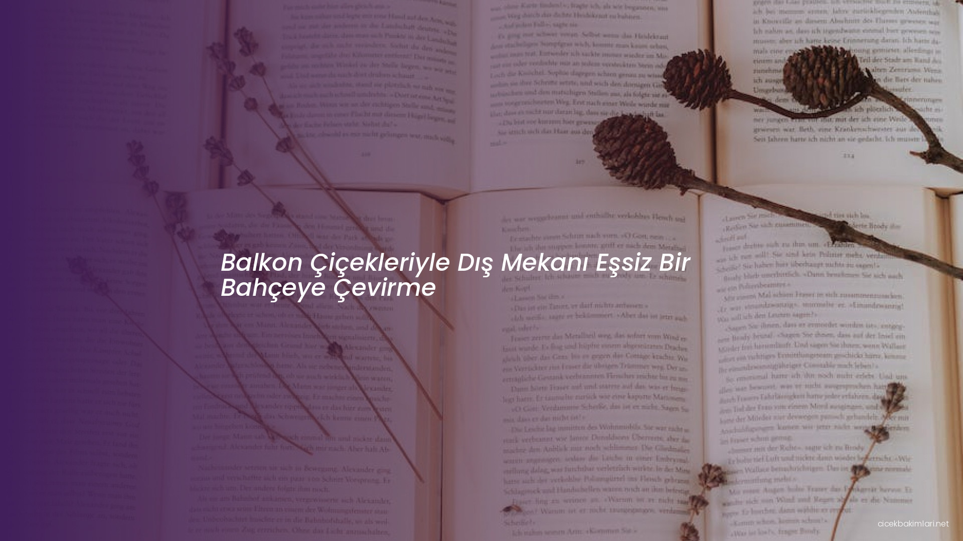 Balkon Çiçekleriyle Dış Mekanı Eşsiz Bir Bahçeye Çevirme