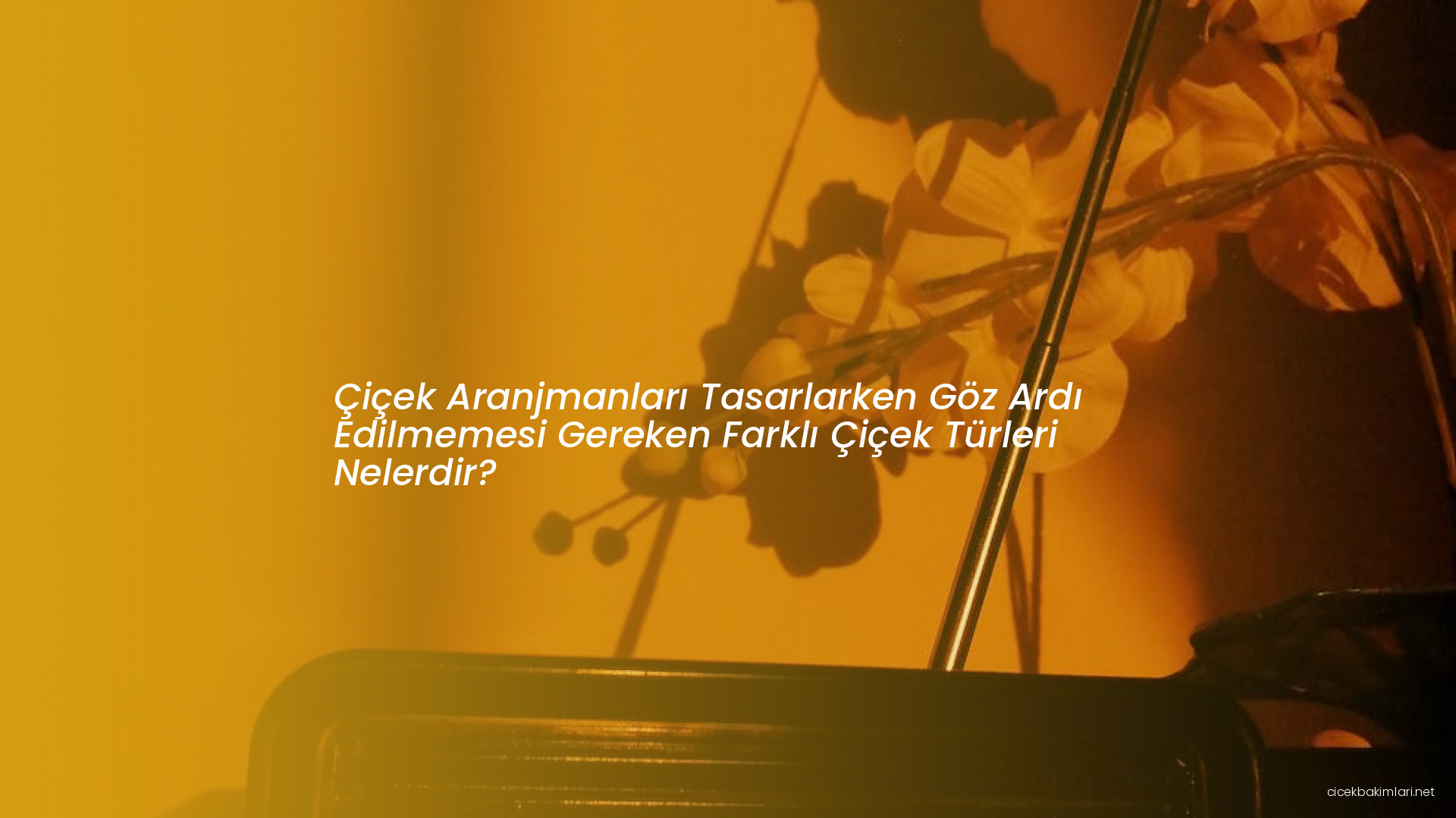 Çiçek Aranjmanları Tasarlarken Göz Ardı Edilmemesi Gereken Farklı Çiçek Türleri Nelerdir?