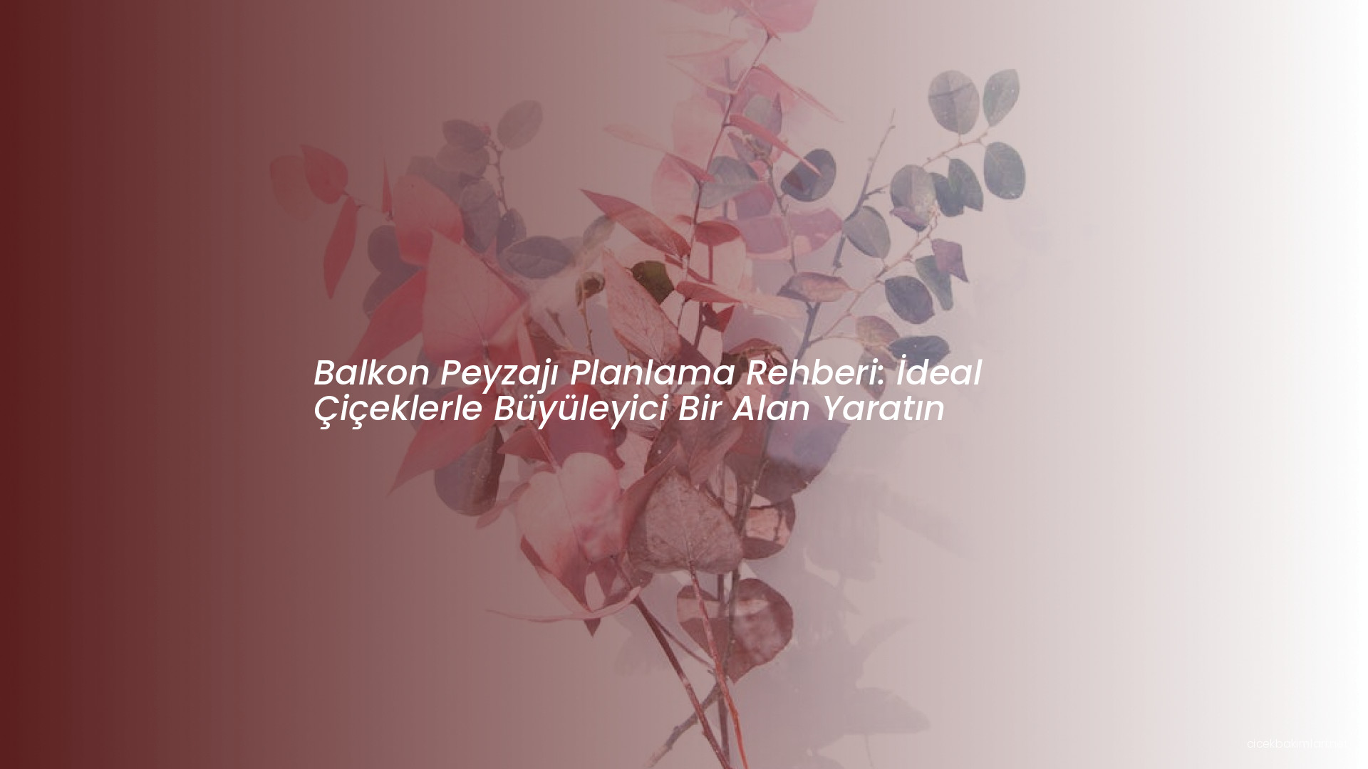 Balkon Peyzajı Planlama Rehberi: İdeal Çiçeklerle Büyüleyici Bir Alan Yaratın