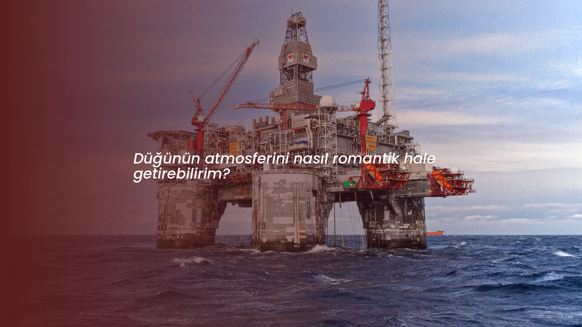 Düğünün atmosferini nasıl romantik hale getirebilirim?