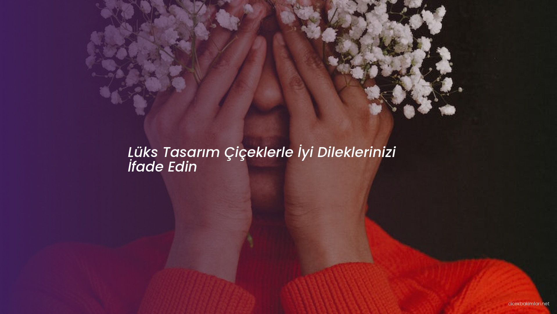 Lüks Tasarım Çiçeklerle İyi Dileklerinizi İfade Edin