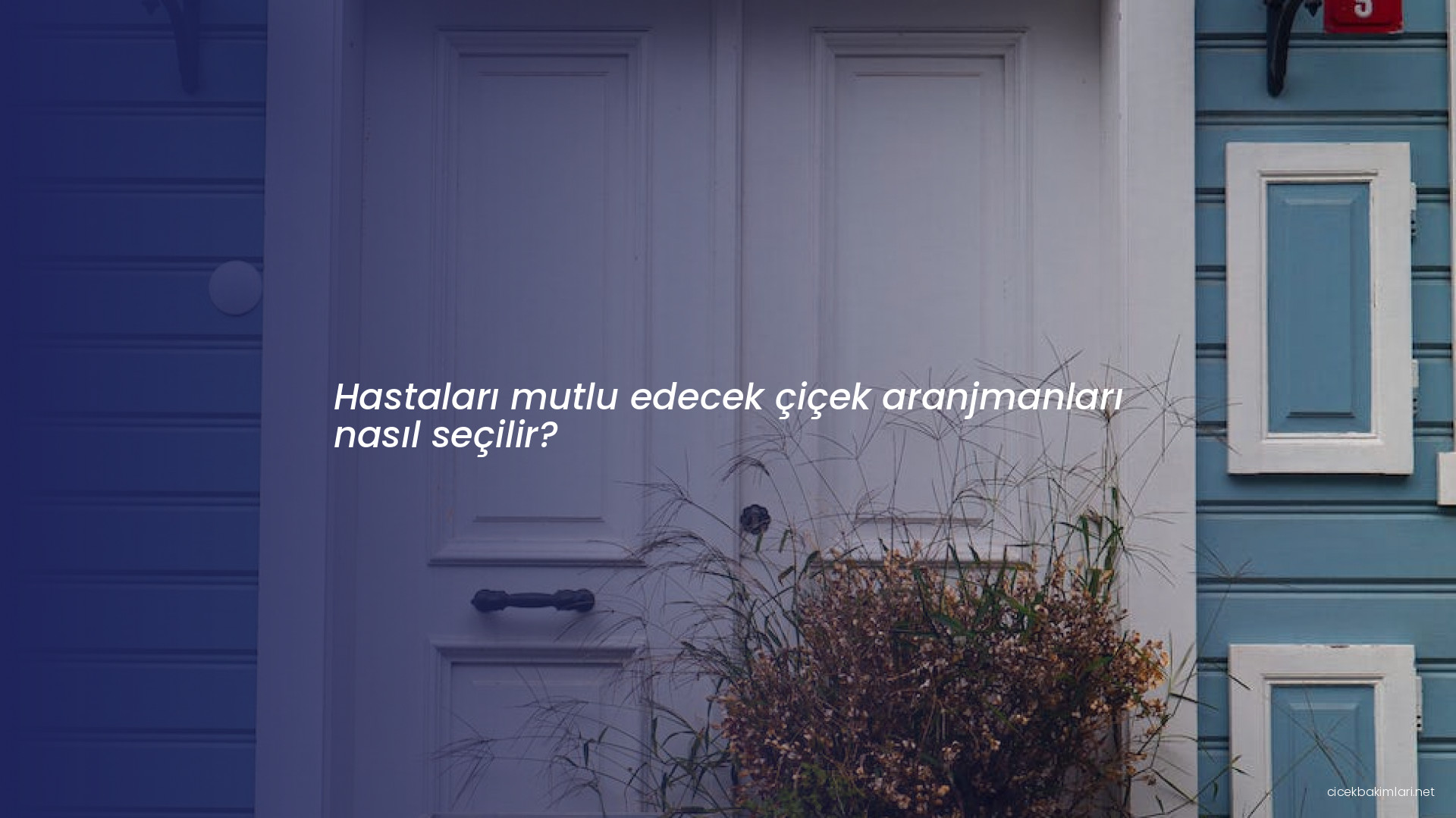 Hastaları mutlu edecek çiçek aranjmanları nasıl seçilir?