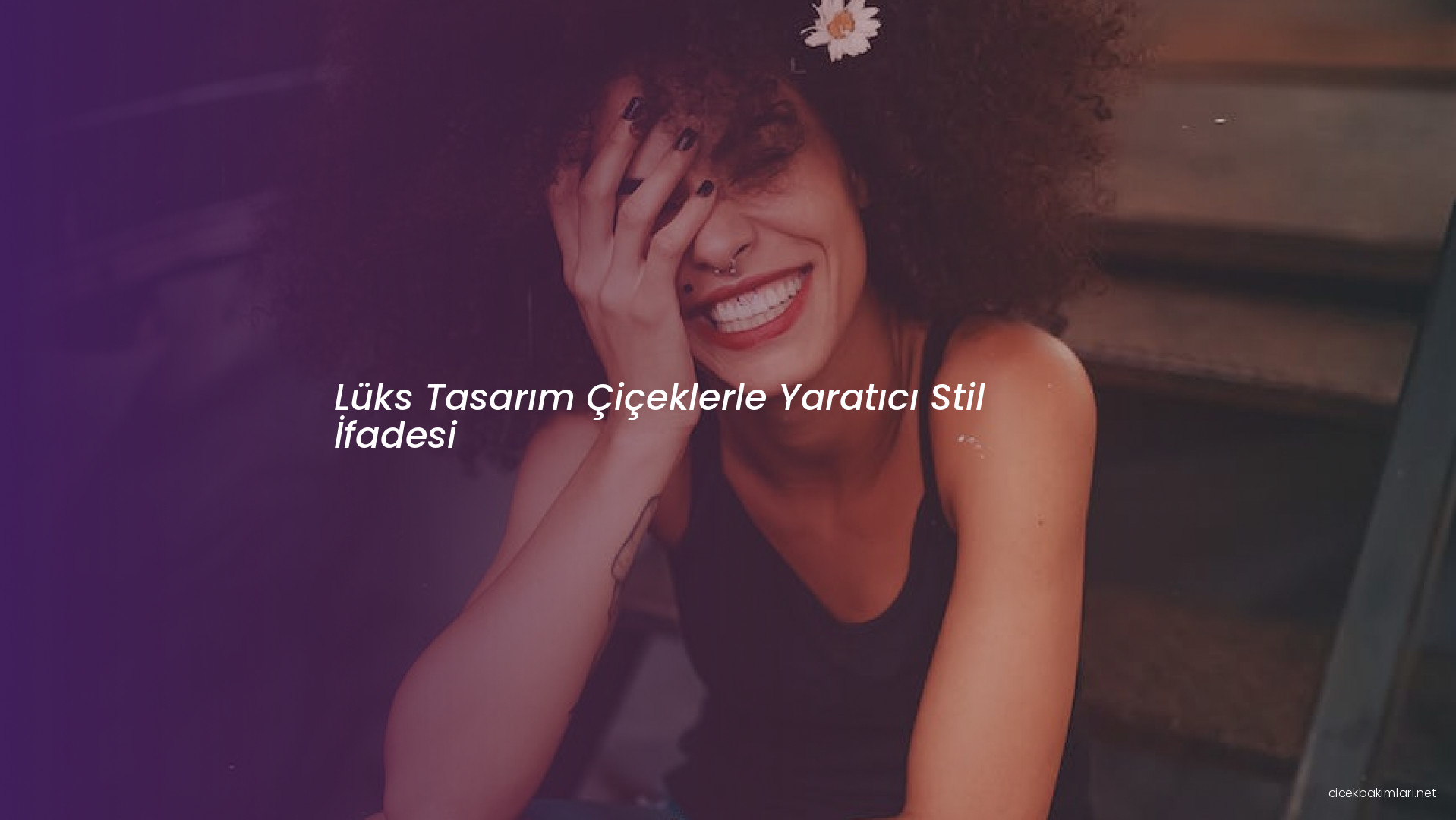 Lüks Tasarım Çiçeklerle Yaratıcı Stil İfadesi