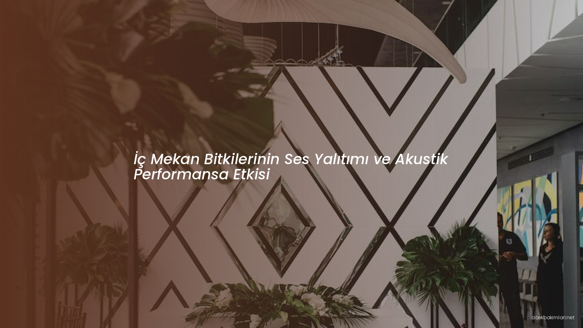 İç Mekan Bitkilerinin Ses Yalıtımı ve Akustik Performansa Etkisi