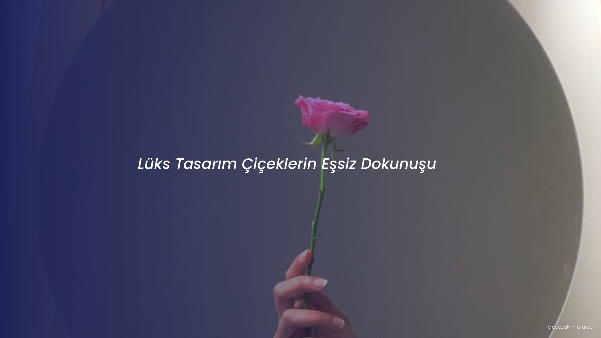 Lüks Tasarım Çiçeklerin Eşsiz Dokunuşu